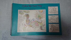 新品！color me your way☆動物、ぬり絵、アメリカ製、定価14471円