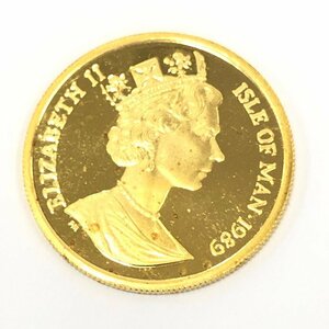 K24IG マン島 キャットコイン Au.1/5oz 金貨 総重量6.2ｇ 【CEAQ5046】
