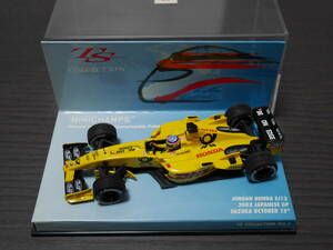 即決 1/43 ミニチャンプス ジョーダン ホンダ EJ12 佐藤琢磨 日本GP 鈴鹿 2002 TSコレクション No.3