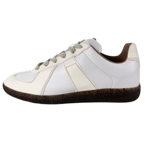 未使用品 メゾンマルジェラ 22 Maison Margiela 22 Sneakers 35 S058-MM FEMALE SHOES AVP レザー スニーカー 35 ホワイト 白 S58WS0198■G