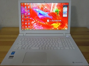 東芝 ノートパソコン dynabook T55/RWD/Core i7-5500U 2.4GHz/8GB/1000GB/BD/中古特価良品