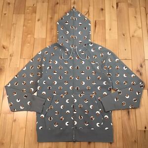 ★美品★ Dot milo フルジップ パーカー Lサイズ a bathing ape BAPE full zip hoodie エイプ ベイプ アベイシングエイプ マイロ w773