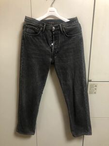 アクネ 501 デニムパンツ ブラック Acne Studios HYKE LEVIS