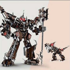 ☆最安値☆　レゴ　互換　合体変形ロボ　恐竜　ティラノサウルス　Ｔレックス　敵　ロボット　戦闘メカ　1199ピース