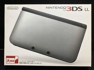 ジャンク 【1円スタート】　ニンテンドー3DS LL シルバー×ブラック