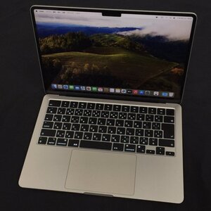 1円 Apple MacBook Air 13インチ ノートPC MRXT3J/A 2024 M3 8GB 256GB Sonoma 14.6 スターライト