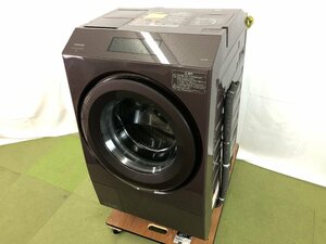 東芝 TOSHIBA ZABOON ドラム式洗濯乾燥機 洗濯12kg 乾燥7kg 右開き 斜型 自動投入 UV温風除菌 スマホ連携 TW-127XP1R 2022年製 TD06006N