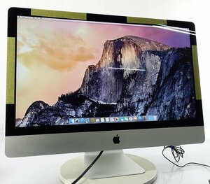 27インチ OS X Yosemite Apple iMac Late 2013 A1419/Core i5 3.2GHz/メモリ16GB/SSD250GB/GT755M/一体型 PC アップル S061902K