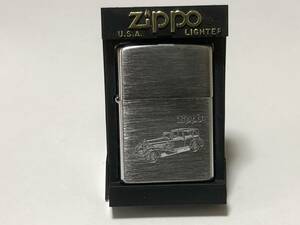 未使用 ケース付き ZIPPO ジッポー アメリカン クラッシックカー AMERICAN CLASIC CAR 2001年製 アメリカ USA オイルライター MADE IN USA