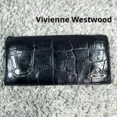 Vivienne Westwood ヴィヴィアンウエストウッド 長財布 型押し