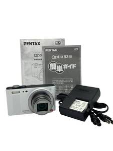 PENTAX Optio RZ18 パールホワイト / 互換バッテリー D-LI92 / ペンタックス コンデジ // 181202