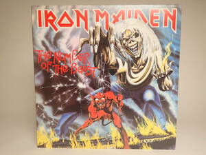 B-596 （L5） LPレコード Iron Maiden アイアン・メイデン The Number Of The Beast 魔力の刻印