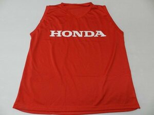 未使用！【■HONDA/ホンダ！/レッド！】メッシュ・ノースリーブ・タンクトップ！/フリーサイズ