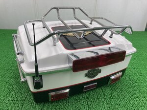 ツーリング トップケース ハーレー 純正 中古 バイク 部品 ツアーパック キャリア エレクトラグライド ロードキング 白バイ ポリス