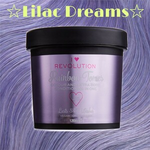 【Lilac Dreams】レインボートーンズ　120ml☆レボリューションヘア　メイクアップレボリューション　カラーバター　セルフカラー