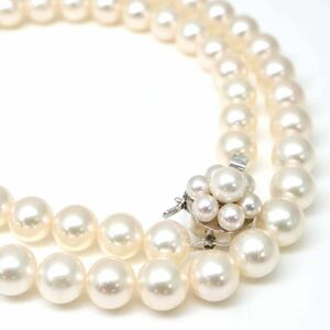 高品質!!POLA jewelry(ポーラ)◆アコヤ本真珠ネックレス◆J 約28.8g 約42.5cm 6.5mm珠 pearl パール jewelry necklace ジュエリー DE0/EC5