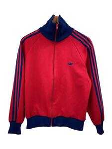 adidas◆70S～/トラックジャケット/デサント製/2号/2/コットン/RED