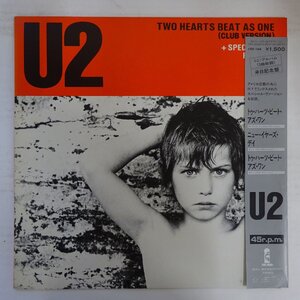 11205324;【美盤/解説一体帯付き/12inch】U2 / Two Hearts Beat As One