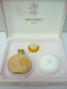 訳あり 1円～ NINA RICCI ニナリッチ フルール ド フルール パルファム ローションクリーム サボン 3点セット 箱入り