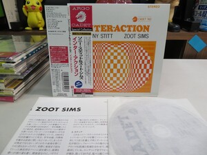 青7｜無傷★ CD / 紙ジャケット / 初回プレス完全限定盤 / w/OBI ★ SONNY STITT & ZOOT SIMS（ソニー・スティット）「INTER-ACTION」