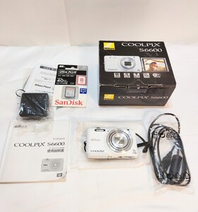 【Nikon】COOLPIX S6600 ニコン クールピクスデジタルカメラ 　デジカメ　動作未確認_0IR_B1211-I019