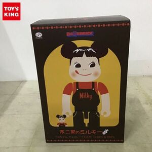 1円〜 未開封 メディコム・トイ BE@RBRICK ベアブリック 不二家のミルキー ペコちゃん チョコレートミルキー 100%&400%