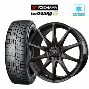 スタッドレスタイヤ ホイール 4本 ロクサーニスポーツ RS-10 ヨコハマ アイスガード IG60 185/65R15 シエンタ 10系