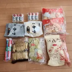 えびせんの里と食品詰め合わせ