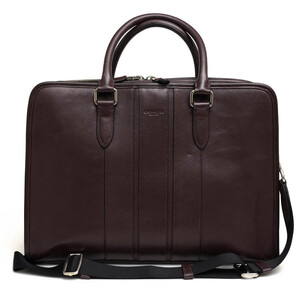 COACH コーチ ビジネスバッグ F72309 Bond Brief In Smooth Leather ボンド ブリーフ スムースレザー 牛革 A4サイズ収納可 2WAY ショルダ