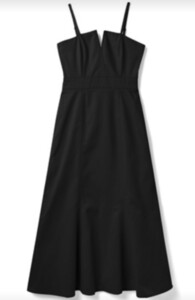 GRL(グレイル)購入品　新品　マーメイドシルエットロングジャンパースカート　ブラック　Mサイズ