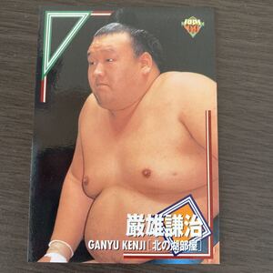 ９９BBM　５６　巖雄　謙治　大相撲カード