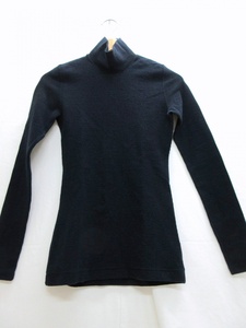 YOHJI YAMAMOTO ヨウジヤマモト ハイネックカットソー High neck cut and sew M FP-T14-193 61%WOOL35%NYLON4%POLYURETHANE MADE IN JAPAN