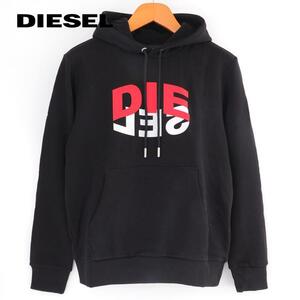 M/新品 DIESEL ディーゼル プルオーバー パーカー スウェット GIRKHOODN1-9XX メンズ レディース ブランド 黒