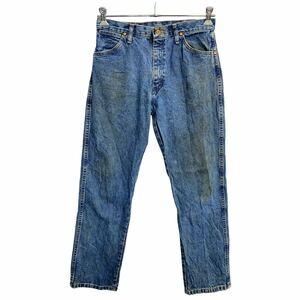 Wrangler カウボーイ ロングパンツ W31 ラングラー インディゴ コットン 古着卸 アメリカ仕入 2403-910