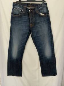 1905 Nudie Jeans ヌーディジーンズ デニムパンツ ユーズド加工 ダメージ加工 ブルー W33L34