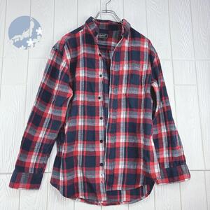 【美品】ボタンダウン　シャツ　メンズ　チェック柄　サイズ38(M)