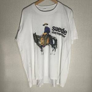 当時もの 1994 Suede Stay Together ヴィンテージ Tシャツ サイズXL 80s 90s 英国 ロック オルタナティブ