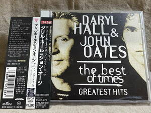 DARYL HALL & JOHN OATES - THE BEST OF TIMES BVCA-679 国内初版 日本盤 帯付 廃盤