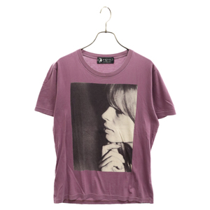 HYSTERIC GLAMOUR ヒステリックグラマー × Andy Warhol × アンディウォーホル フォトプリント 半袖Tシャツ カットソー パープル 7CT-0671