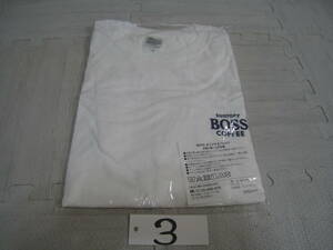 NO.3 即決 未使用 サントリー ボス オリジナル Tシャツ Lサイズ ホワイト BOSS coffee 非売品