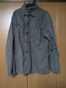 １円スタート DIESEL ディーゼル ジャケット ジャンパー 古着 L シャツジャケット ミリタリージャケット 