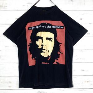 Rage against the machine レイジアゲインストマシーン FACE バンドTシャツ ブラック 黒 Lサイズ