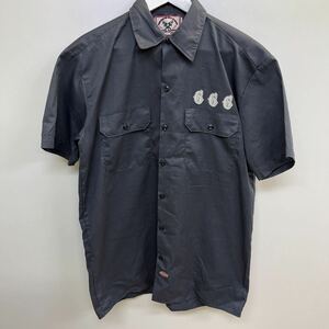 ◆オススメ◆Dickies×skull flightワークシャツ サイズM