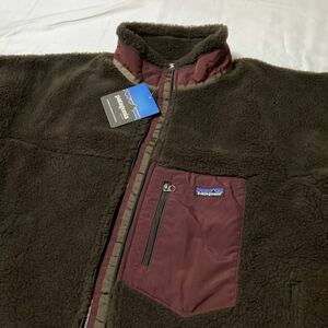 希少XXL 新品【2011・デッドストック】patagonia メンズ・クラシック・レトロX・ジャケット ( BOK ) ブラック・オーク・ベアブラウン 廃盤