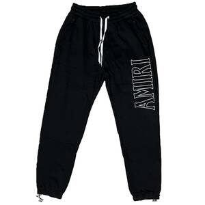 [並行輸入品] AMIRI アミリ Zoltar ロゴ SWEAT PANTS スウェットパンツ (ブラック) (XL)