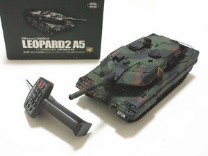 XD228◇ 東京マルイ 1/24 エアガン搭載 ラジオコントロール バトルタンク ドイツ連邦軍主力戦車 レオパルト2 A5 付属品 / 美品 / 現状渡し