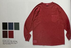 WTAPS / BLANK LS 02 / TEE COTTON / EX38_COLLECTION / ダブルタップス / カットソー / ロンT / 黒 / 濃灰 / 長袖