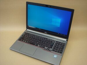 [ジャンクPC]②FUJITSU LIFEBOOK E756/P FMVE10004: Intel Core i5-6300U メモリ8GB SSD256GB 15.6型 Win10Pro (2100009500100-16)