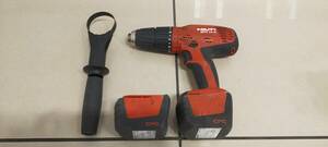 HILTI 充電式振動ドリルドライバー セット 通電OK 中古品 (本体 SFH 14-A , バッテリー B14/3.3 2個 , サイト゛ハント゛ル) 64280