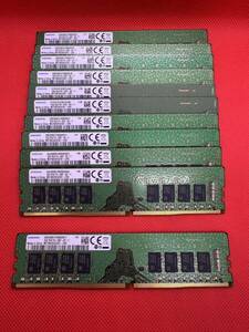 Samsung 16GB 2Rx8 PC4-2400T-UB1-11 デスクトップPC用DDR4メモリ16GB　11枚セット176GB 管11